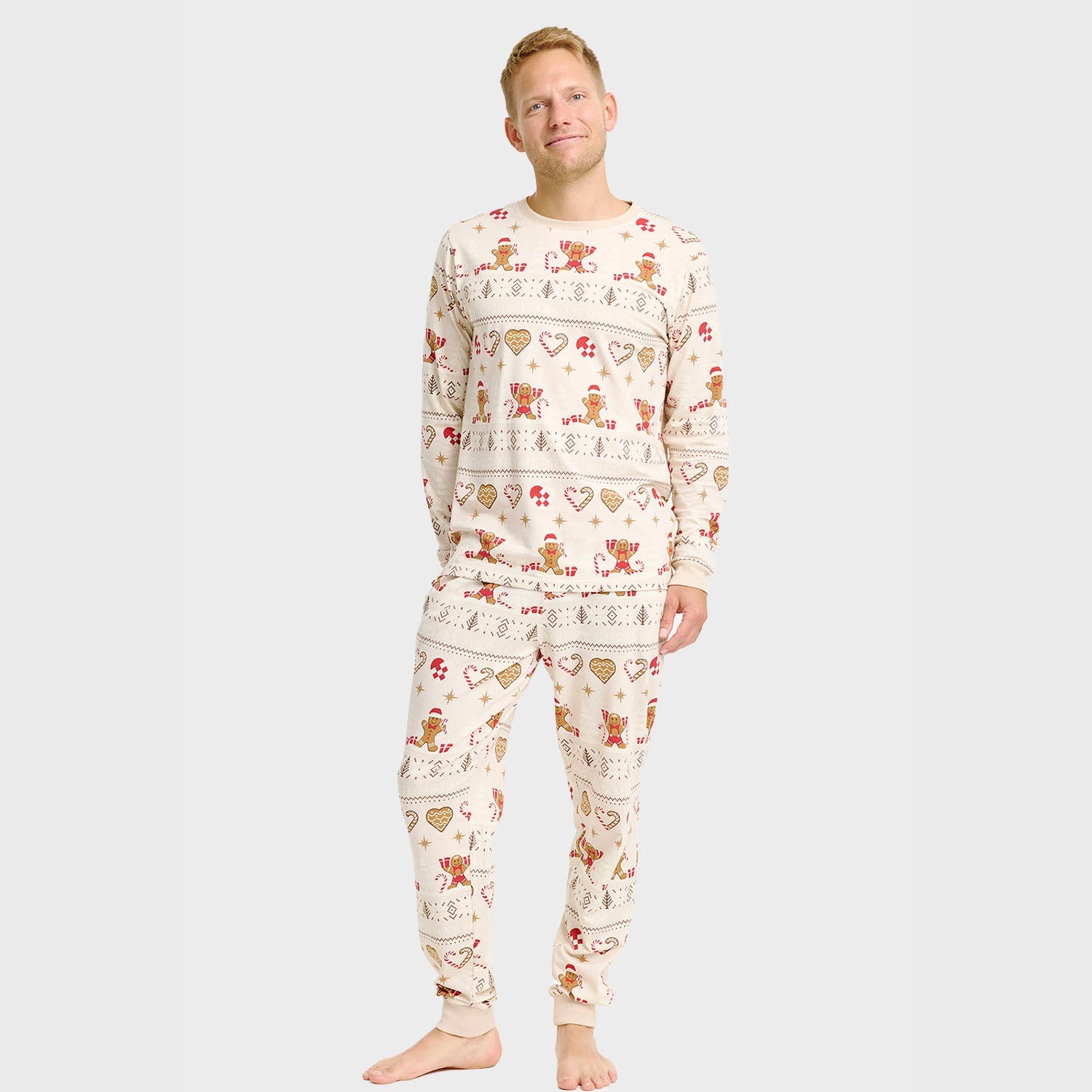 Christmas Cookie Pyjamas Beige β Men